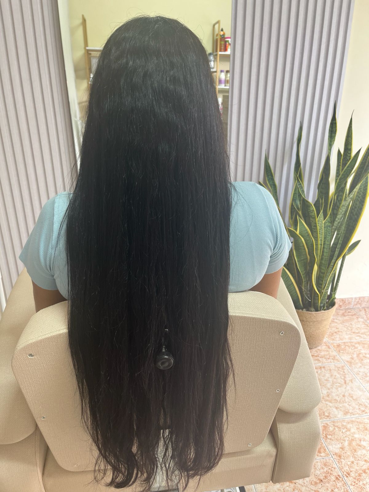 Alisado profesional - Antes
